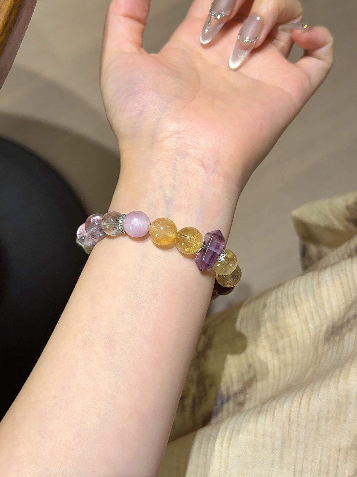 Natural Natural Crystal Crystal Bracelet —  | Handmade Crystal Jewelry