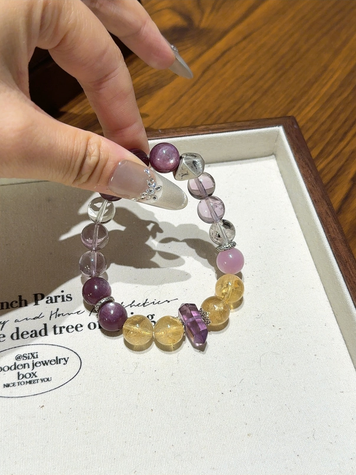 Natural Natural Crystal Crystal Bracelet —  | Handmade Crystal Jewelry