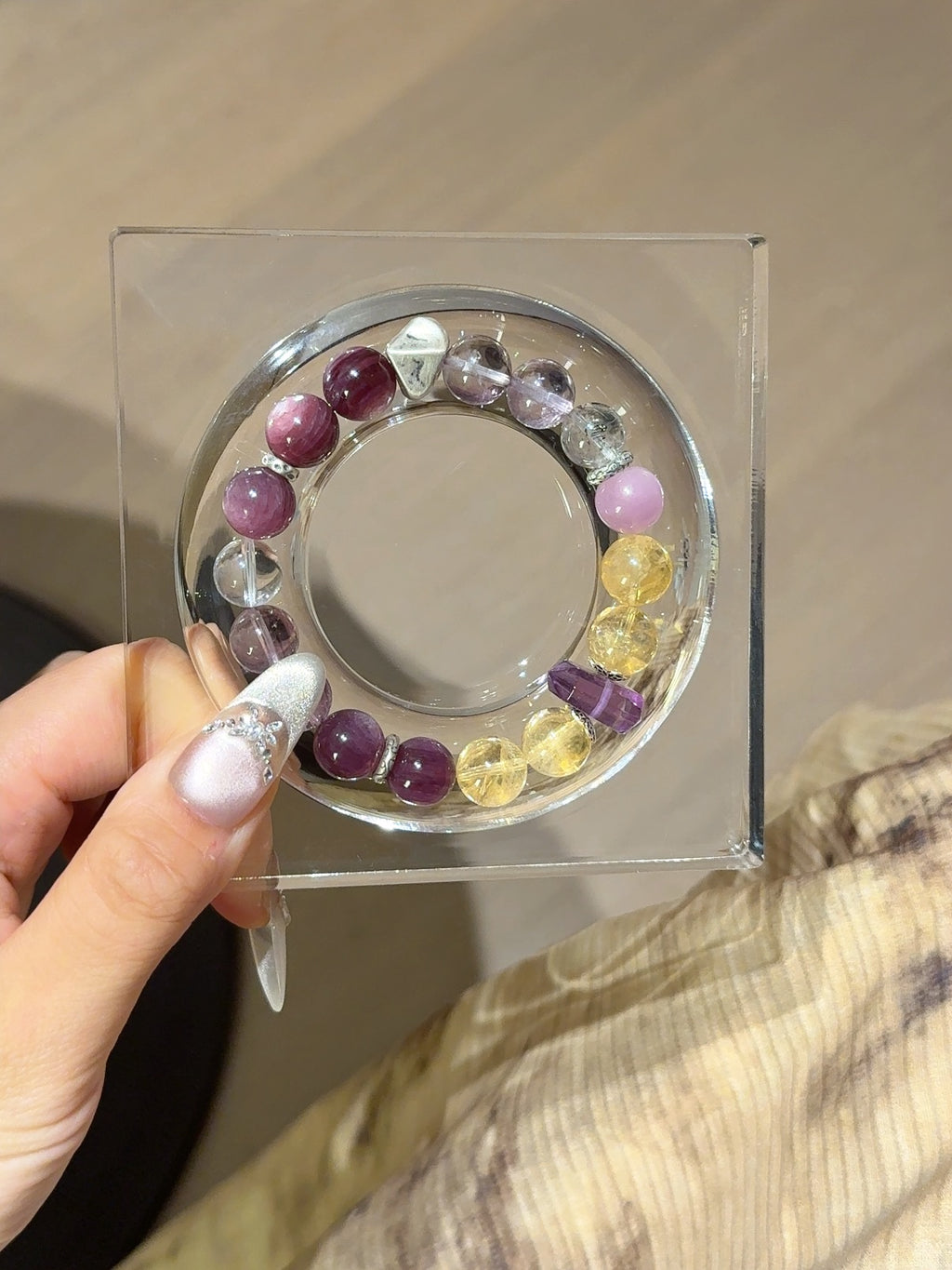 Natural Natural Crystal Crystal Bracelet —  | Handmade Crystal Jewelry