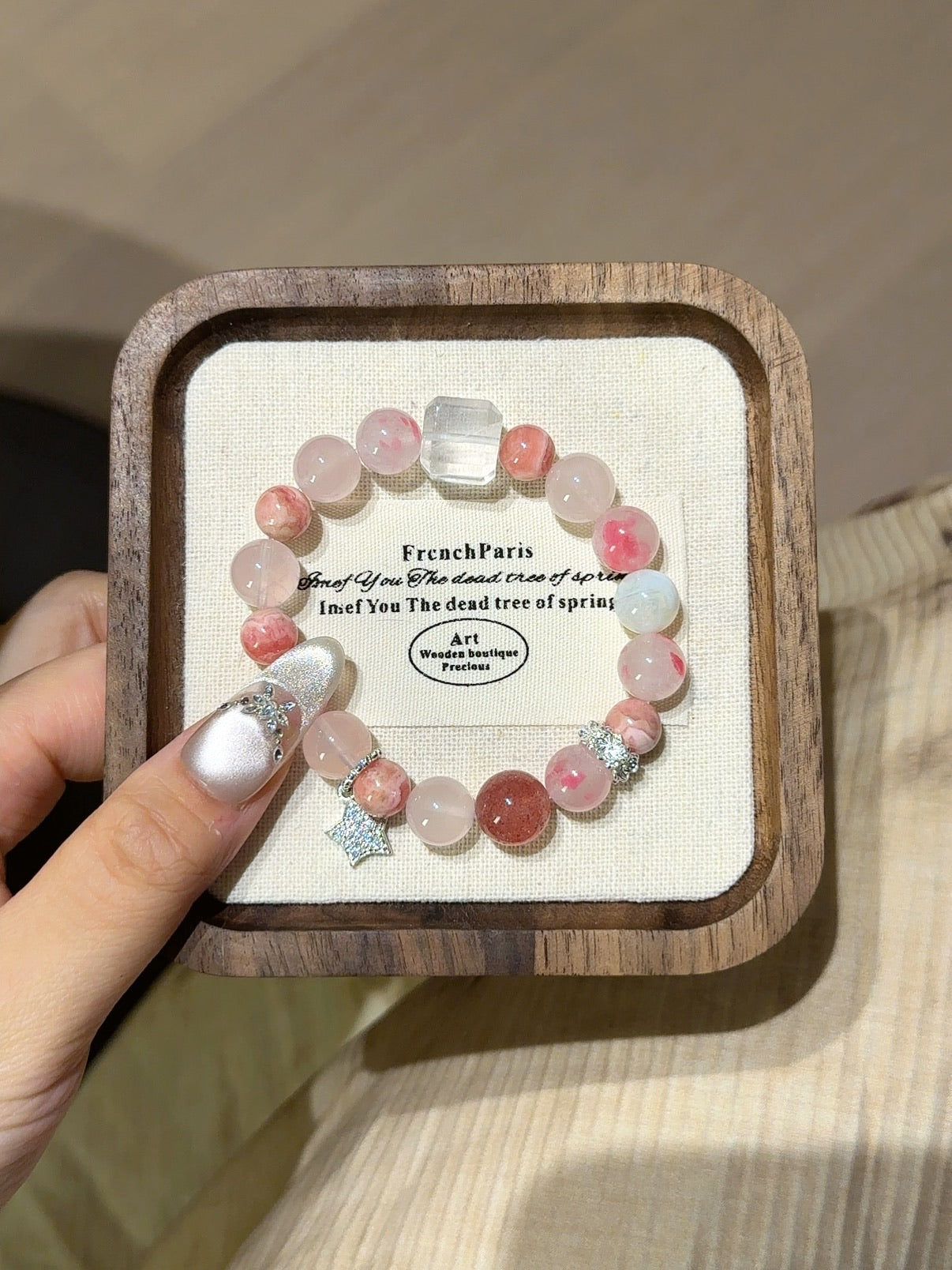 Natural Natural Crystal Crystal Bracelet —  | Handmade Crystal Jewelry