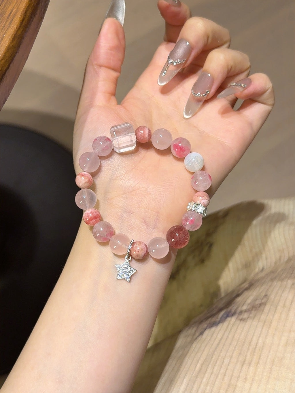 Natural Natural Crystal Crystal Bracelet —  | Handmade Crystal Jewelry