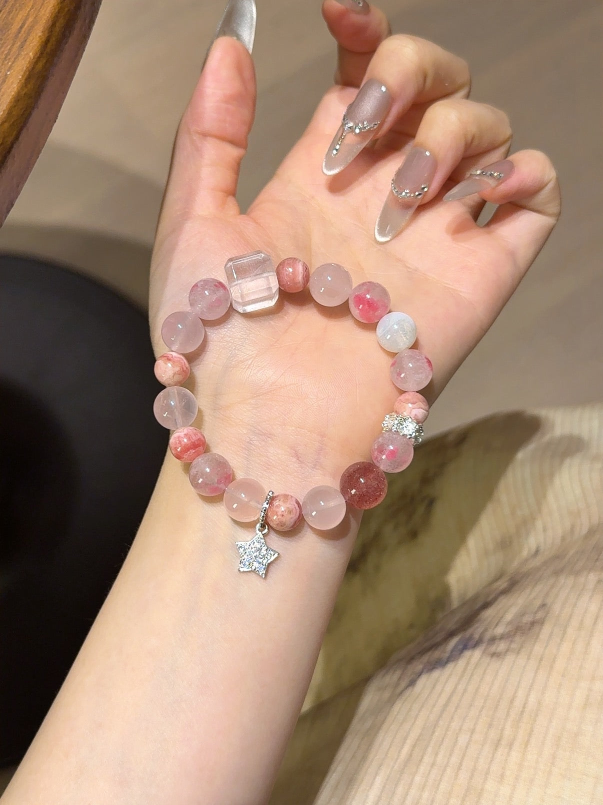 Natural Natural Crystal Crystal Bracelet —  | Handmade Crystal Jewelry