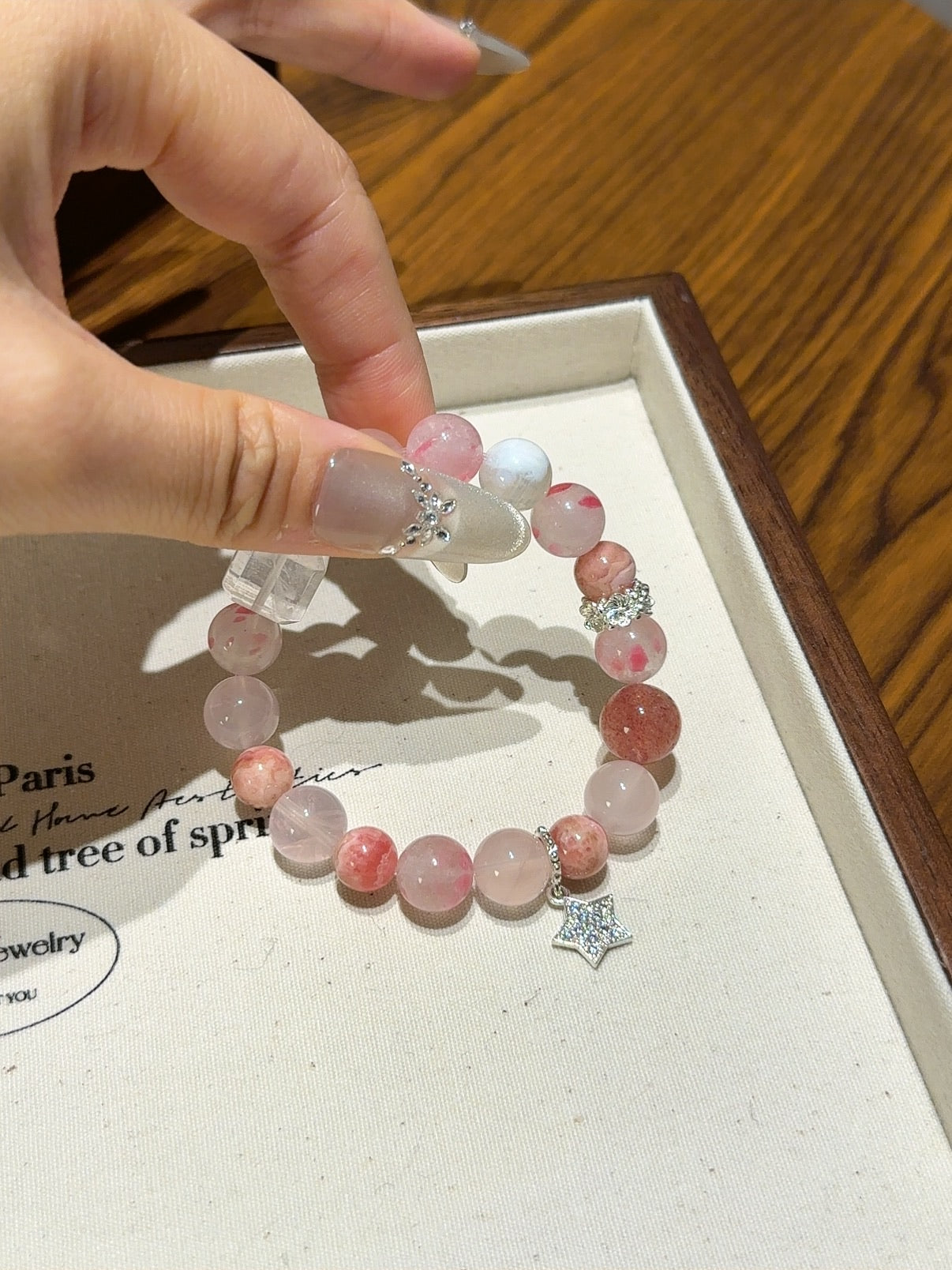Natural Natural Crystal Crystal Bracelet —  | Handmade Crystal Jewelry
