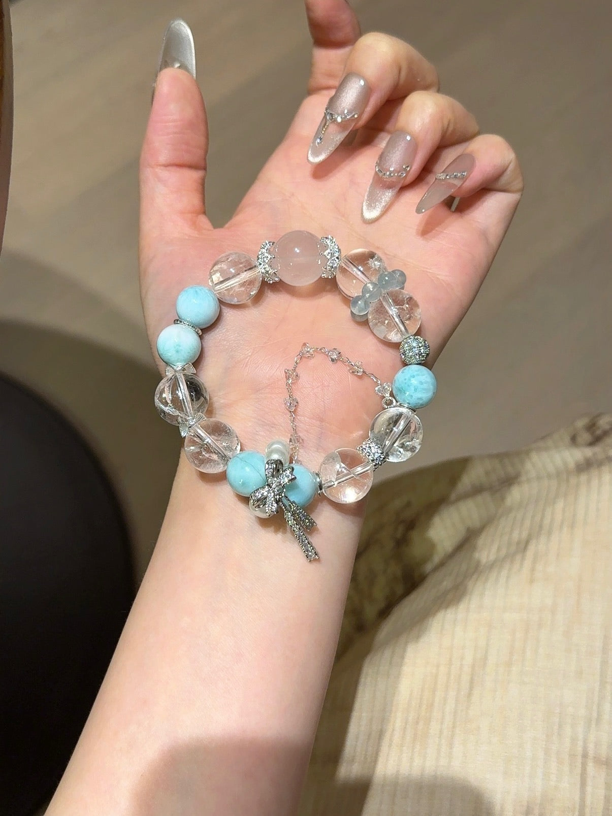 Natural Natural Crystal Crystal Bracelet —  | Handmade Crystal Jewelry
