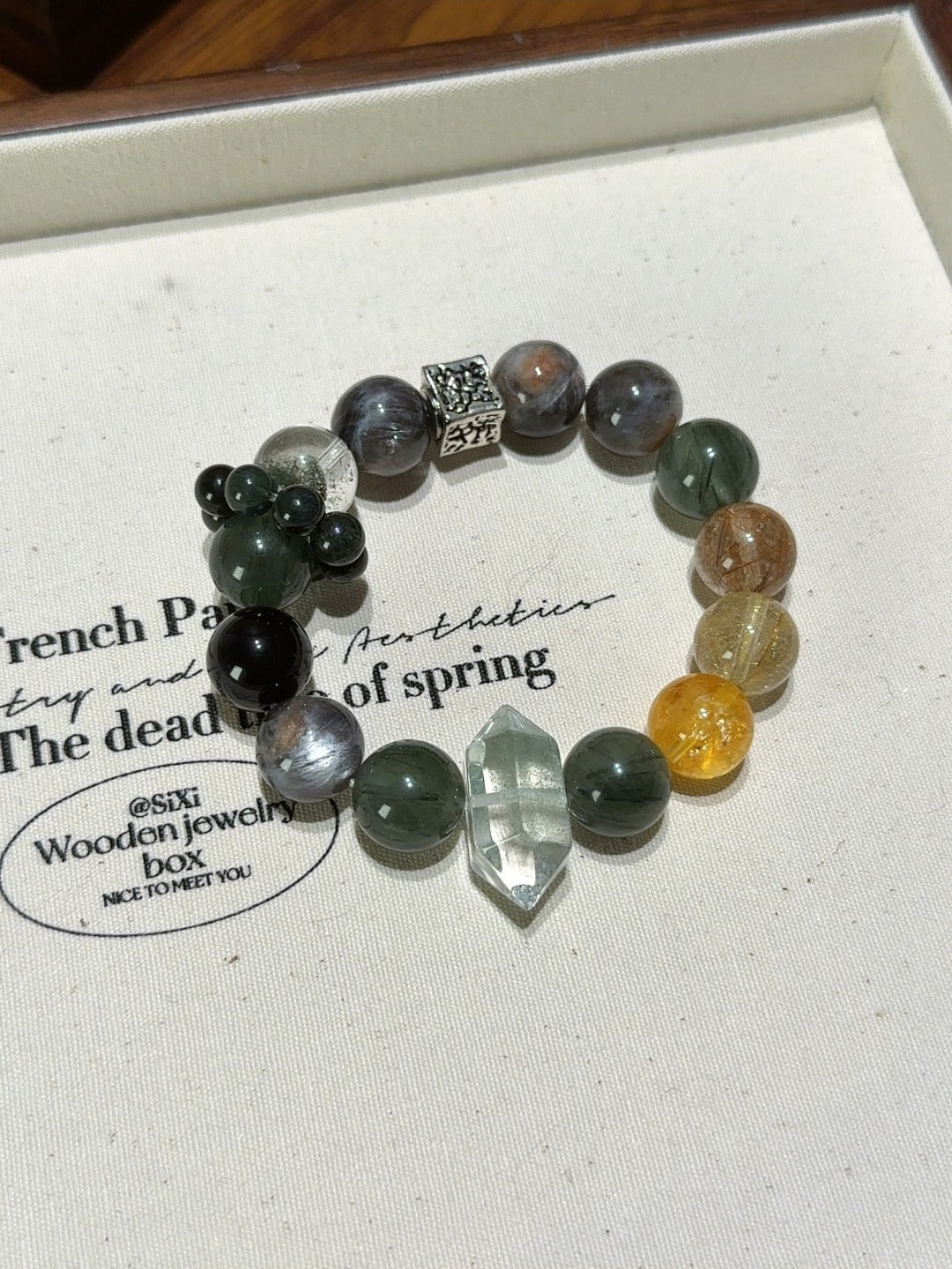 Natural Natural Crystal Crystal Bracelet —  | Handmade Crystal Jewelry