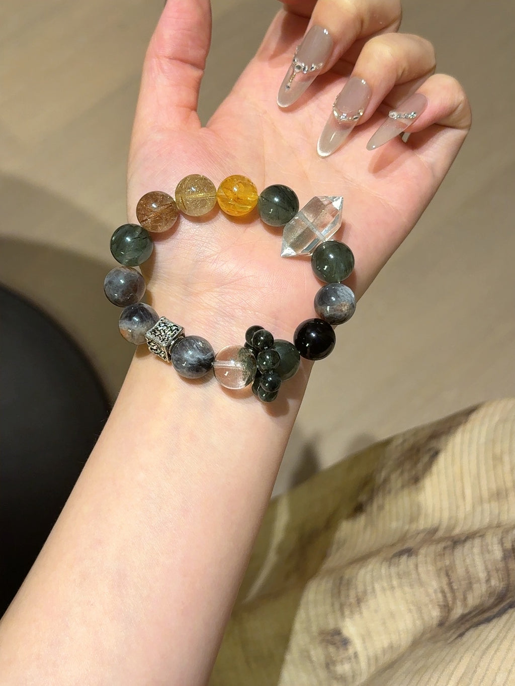 Natural Natural Crystal Crystal Bracelet —  | Handmade Crystal Jewelry