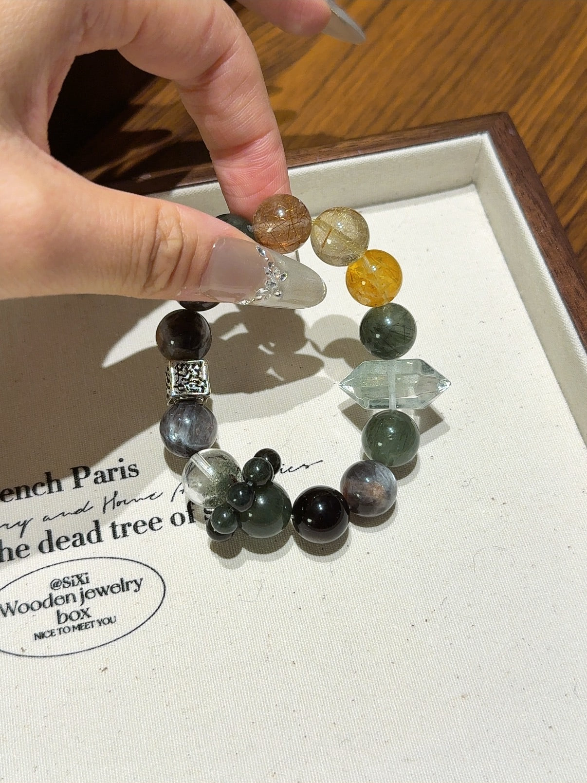 Natural Natural Crystal Crystal Bracelet —  | Handmade Crystal Jewelry