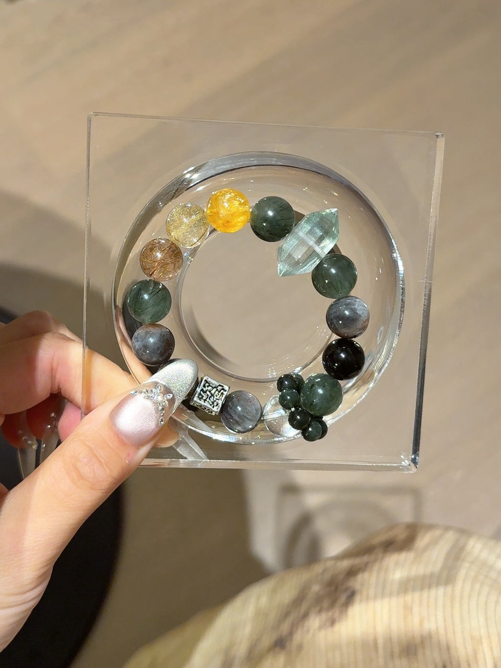 Natural Natural Crystal Crystal Bracelet —  | Handmade Crystal Jewelry