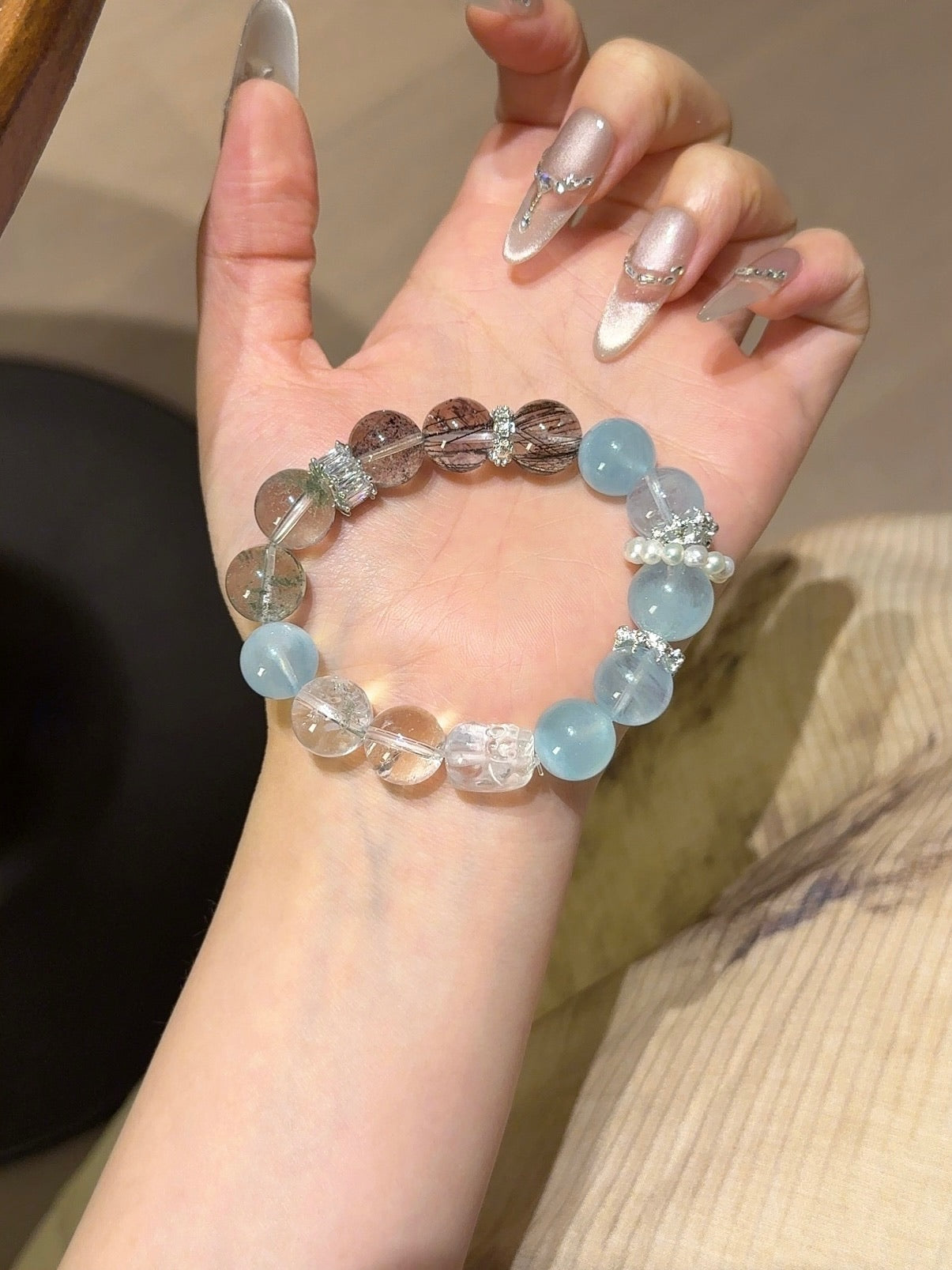 Natural Natural Crystal Crystal Bracelet —  | Handmade Crystal Jewelry