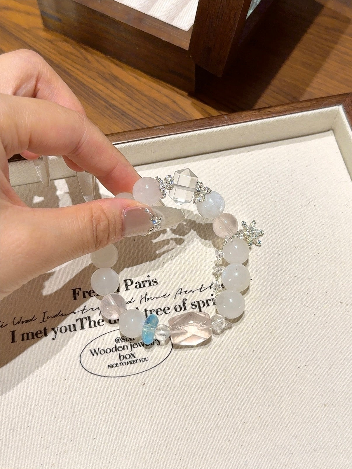 Natural Natural Crystal Crystal Bracelet —  | Handmade Crystal Jewelry