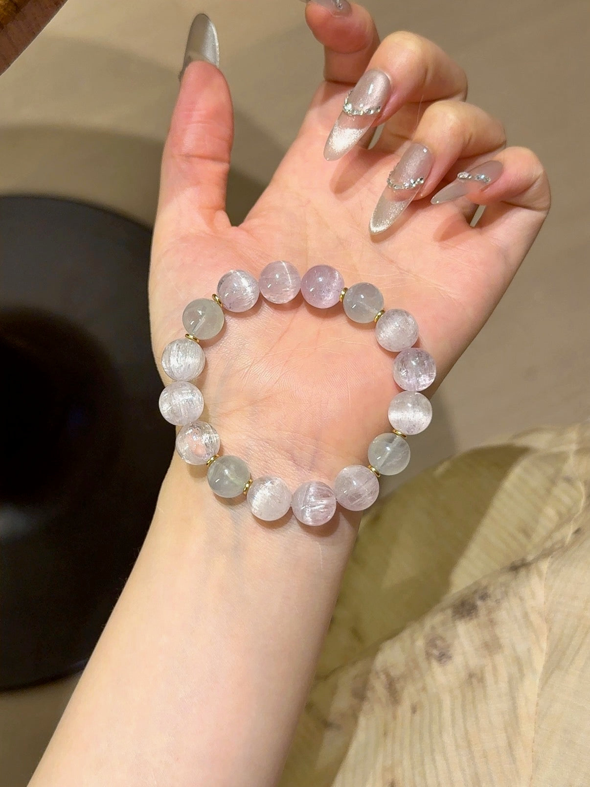 Natural Natural Crystal Crystal Bracelet —  | Handmade Crystal Jewelry