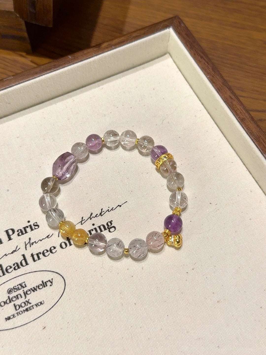 Natural Natural Crystal Crystal Bracelet —  | Handmade Crystal Jewelry