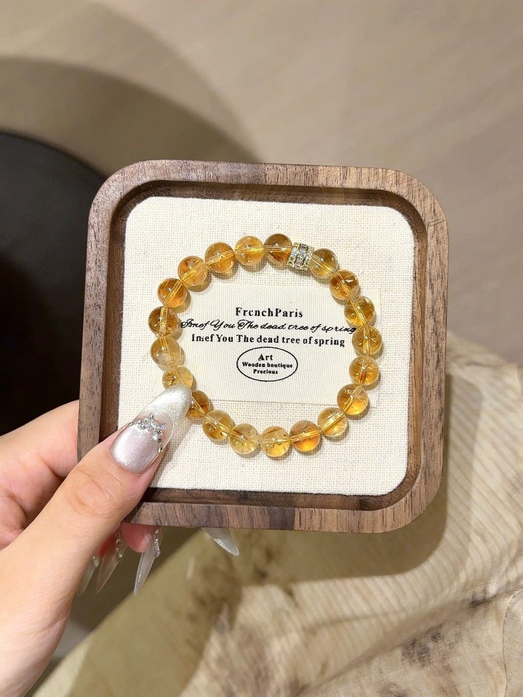 Natural Natural Crystal Crystal Bracelet —  | Handmade Crystal Jewelry