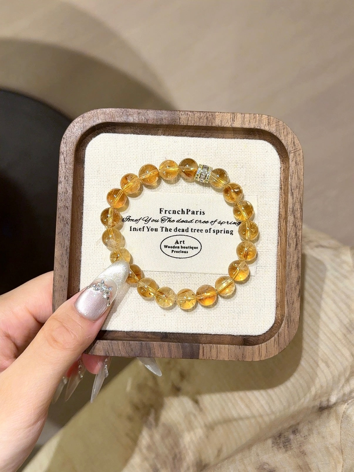 Natural Natural Crystal Crystal Bracelet —  | Handmade Crystal Jewelry