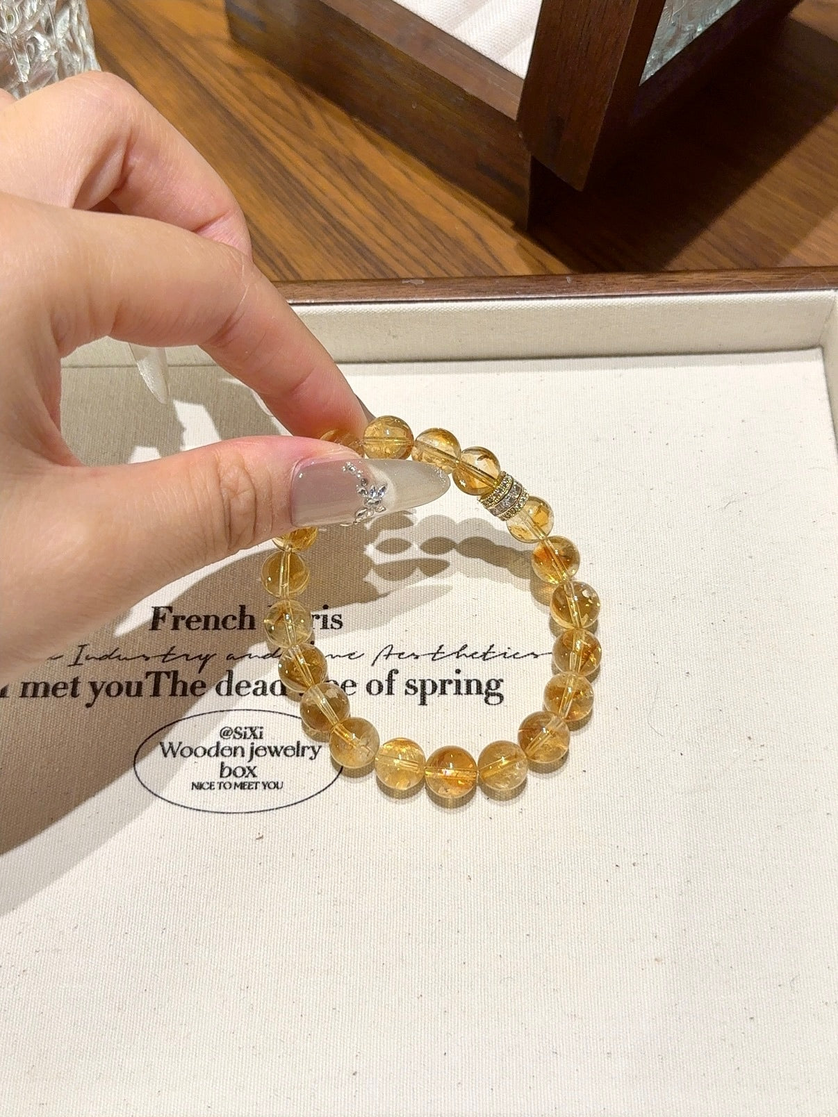 Natural Natural Crystal Crystal Bracelet —  | Handmade Crystal Jewelry