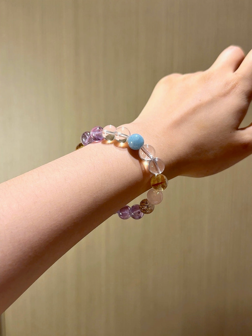 Pisces (Constellation) Natural Crystal Bracelet — Labradorite, Red Agate, Amethyst, Sunstone, Agate… | Zodiac Crystal Jewelry