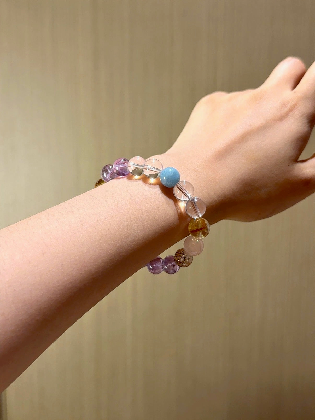 Pisces (Constellation) Natural Crystal Bracelet — Labradorite, Red Agate, Amethyst, Sunstone, Agate… | Zodiac Crystal Jewelry