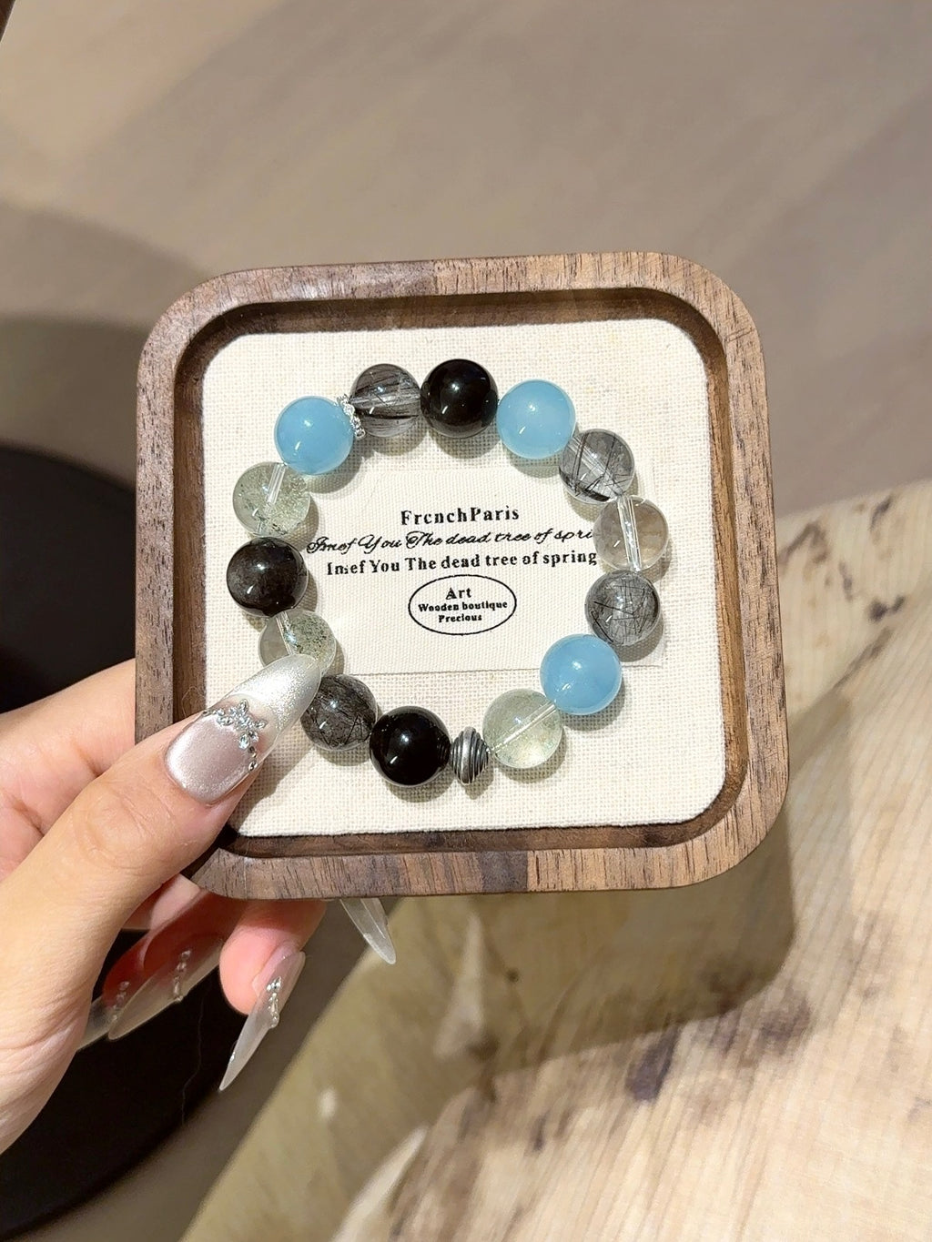 Natural Natural Crystal Crystal Bracelet —  | Handmade Crystal Jewelry