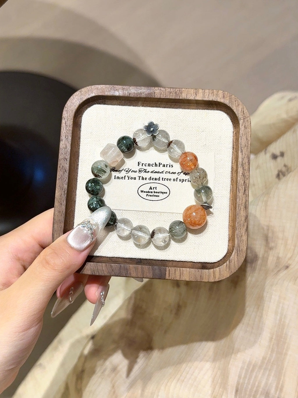 Natural Natural Crystal Crystal Bracelet —  | Handmade Crystal Jewelry