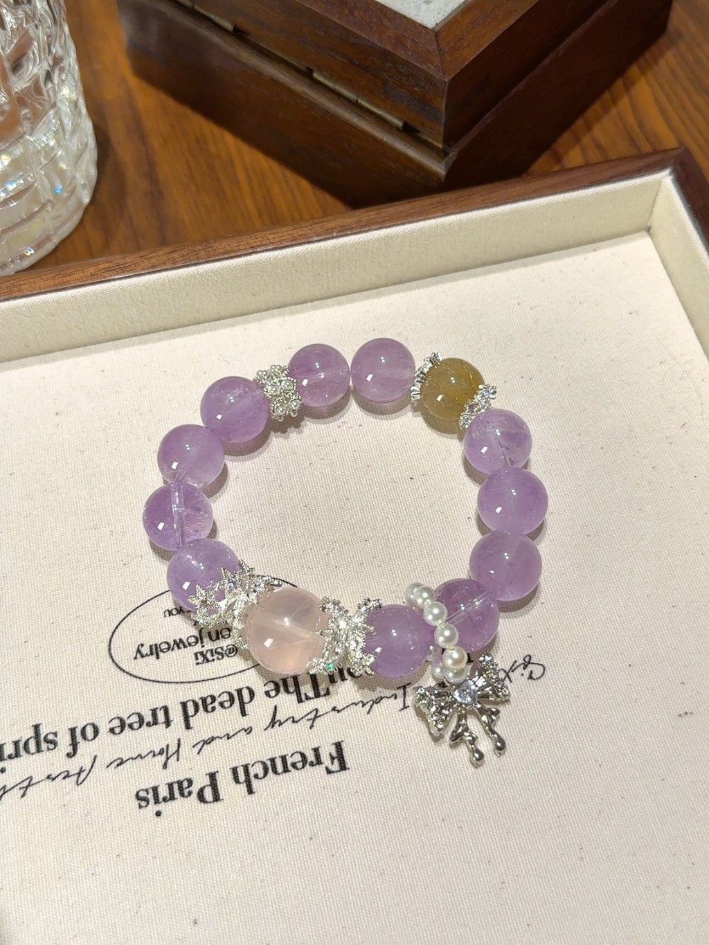Natural Natural Crystal Crystal Bracelet —  | Handmade Crystal Jewelry