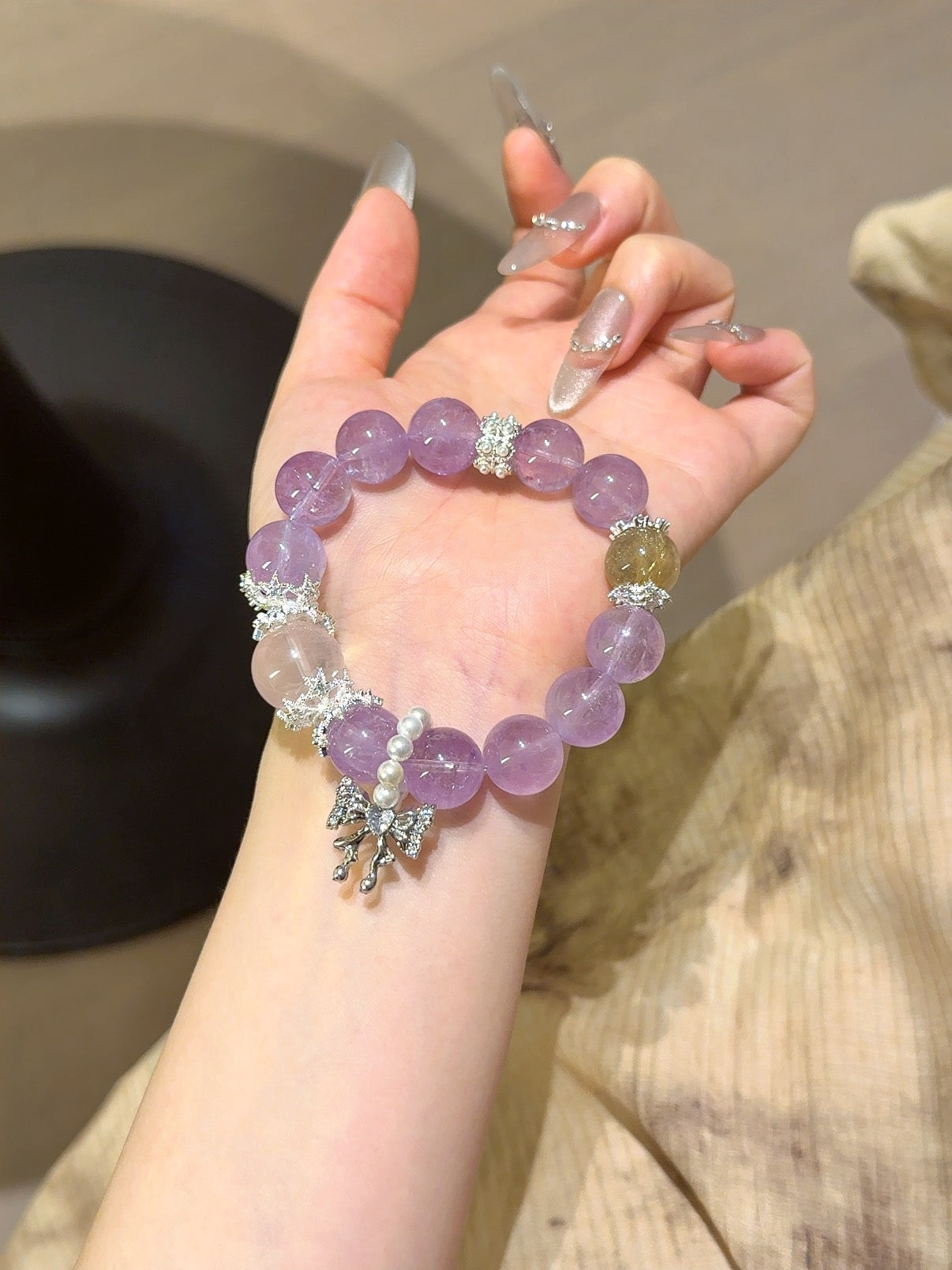 Natural Natural Crystal Crystal Bracelet —  | Handmade Crystal Jewelry