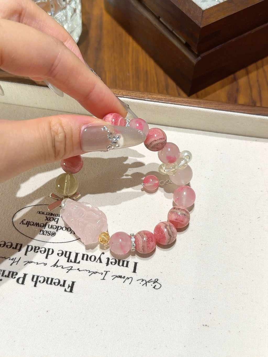Natural Natural Crystal Crystal Bracelet —  | Handmade Crystal Jewelry