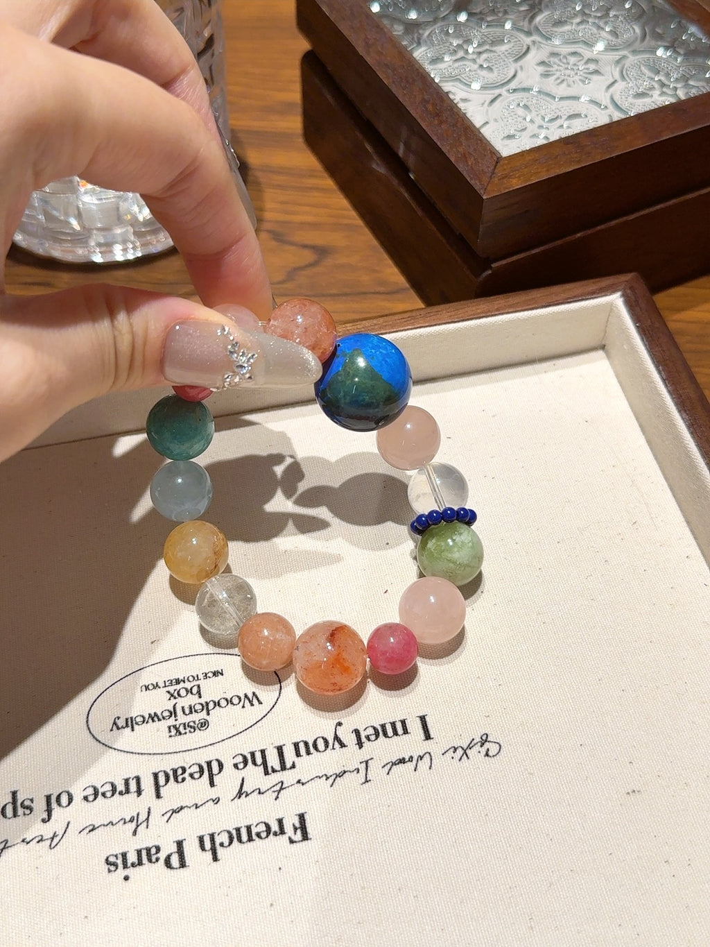 Natural Natural Crystal Crystal Bracelet —  | Handmade Crystal Jewelry