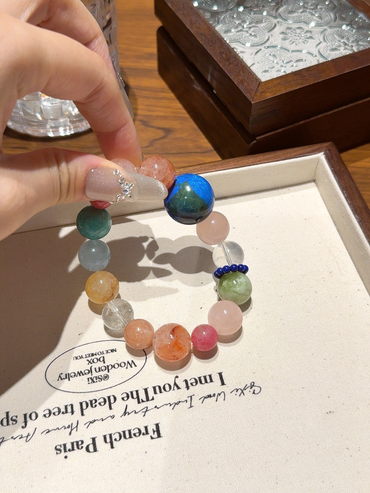 Natural Natural Crystal Crystal Bracelet —  | Handmade Crystal Jewelry