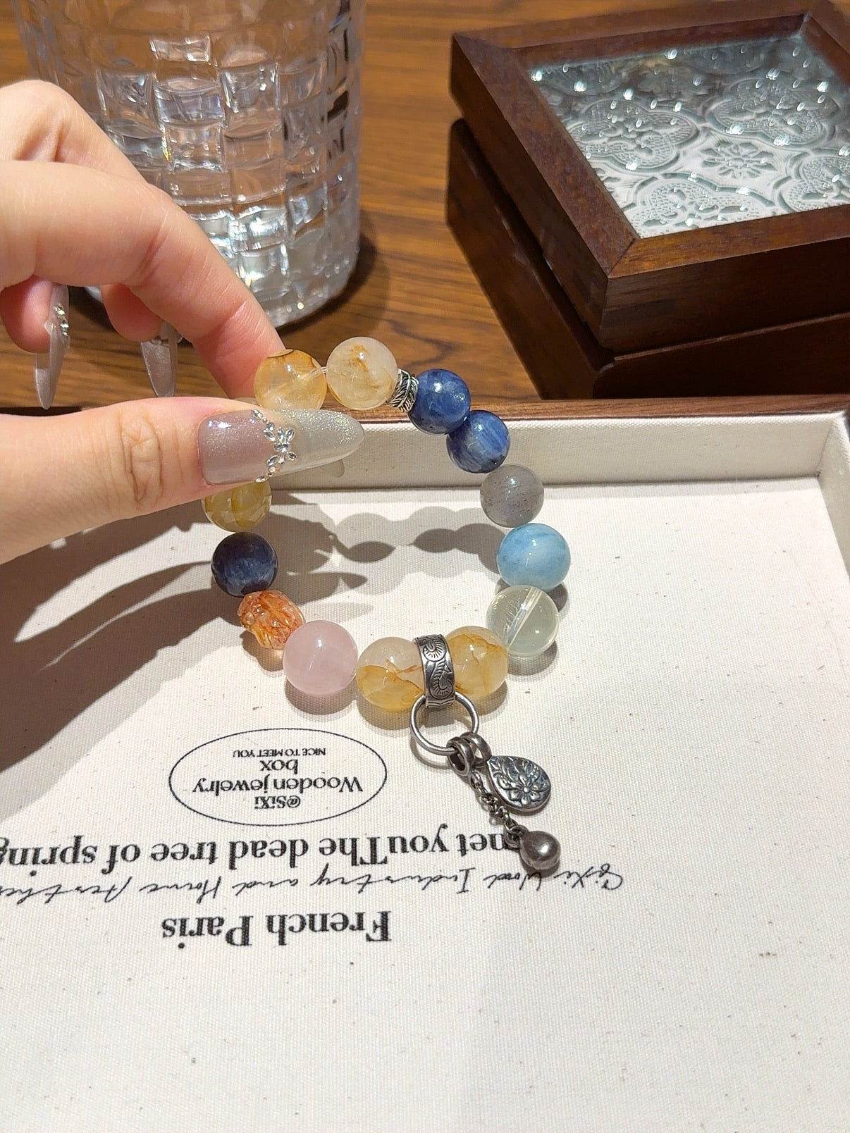 Natural Natural Crystal Crystal Bracelet —  | Handmade Crystal Jewelry