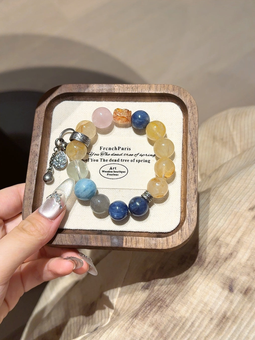 Natural Natural Crystal Crystal Bracelet —  | Handmade Crystal Jewelry
