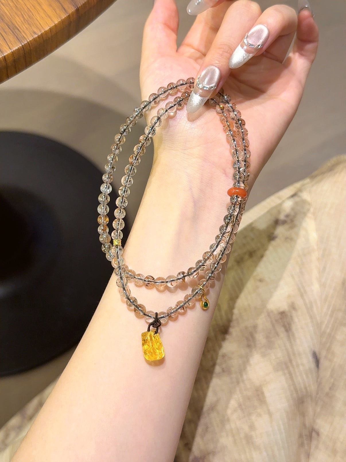 Natural Natural Crystal Crystal Bracelet —  | Handmade Crystal Jewelry