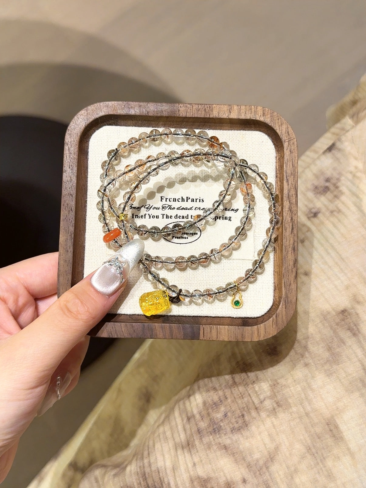 Natural Natural Crystal Crystal Bracelet —  | Handmade Crystal Jewelry