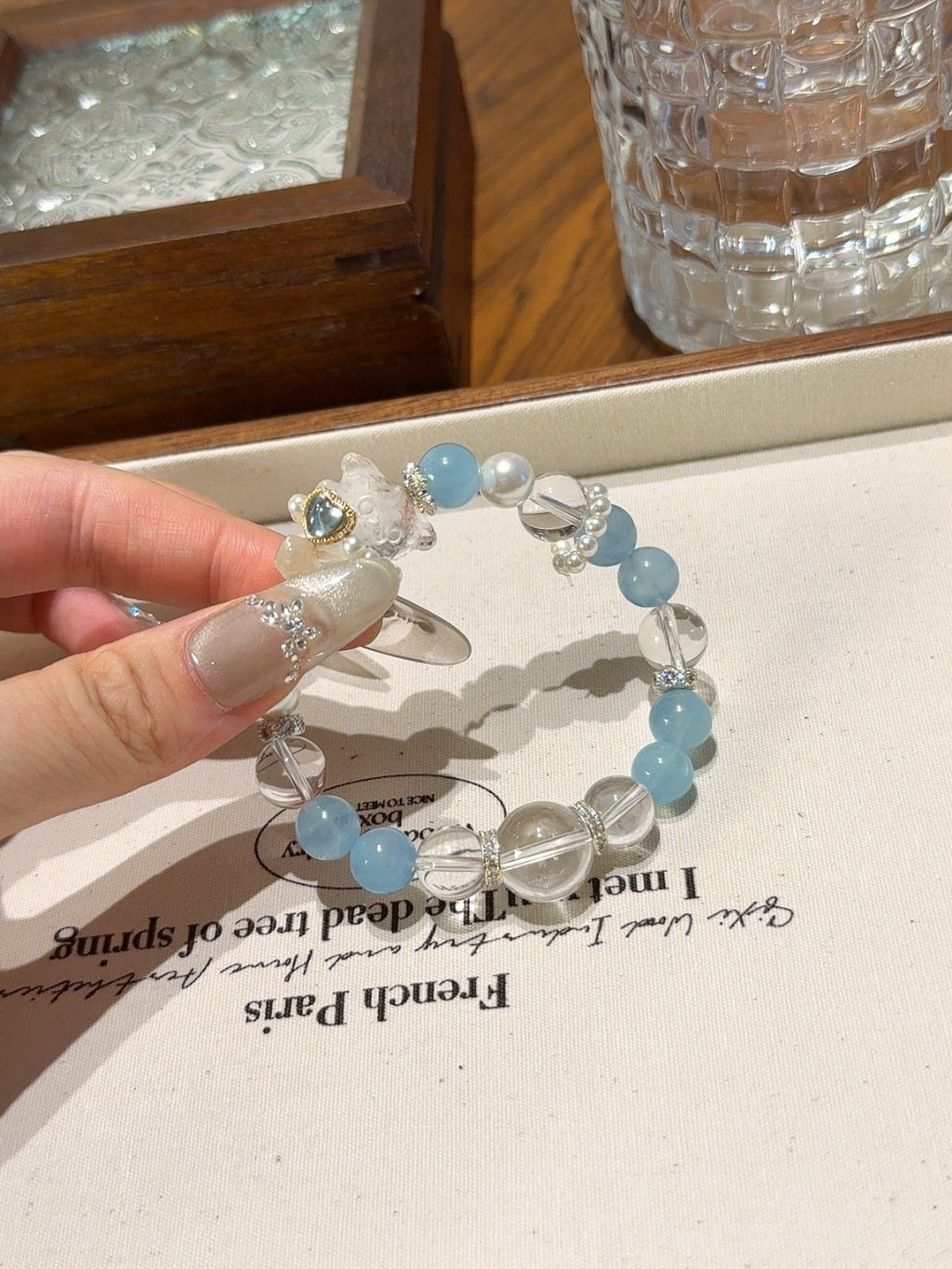 Natural Natural Crystal Crystal Bracelet —  | Handmade Crystal Jewelry