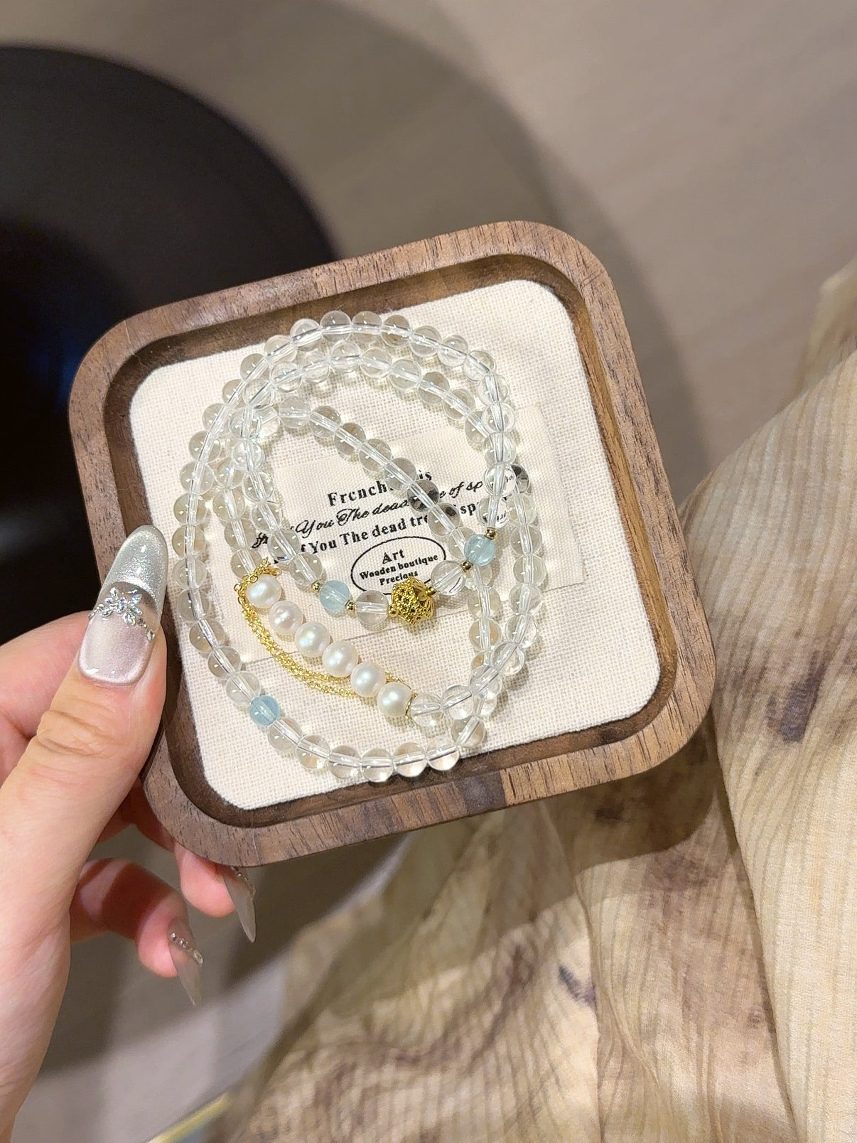 Natural Natural Crystal Crystal Bracelet —  | Handmade Crystal Jewelry