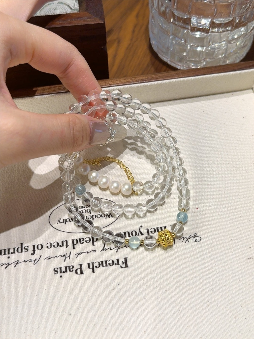 Natural Natural Crystal Crystal Bracelet —  | Handmade Crystal Jewelry