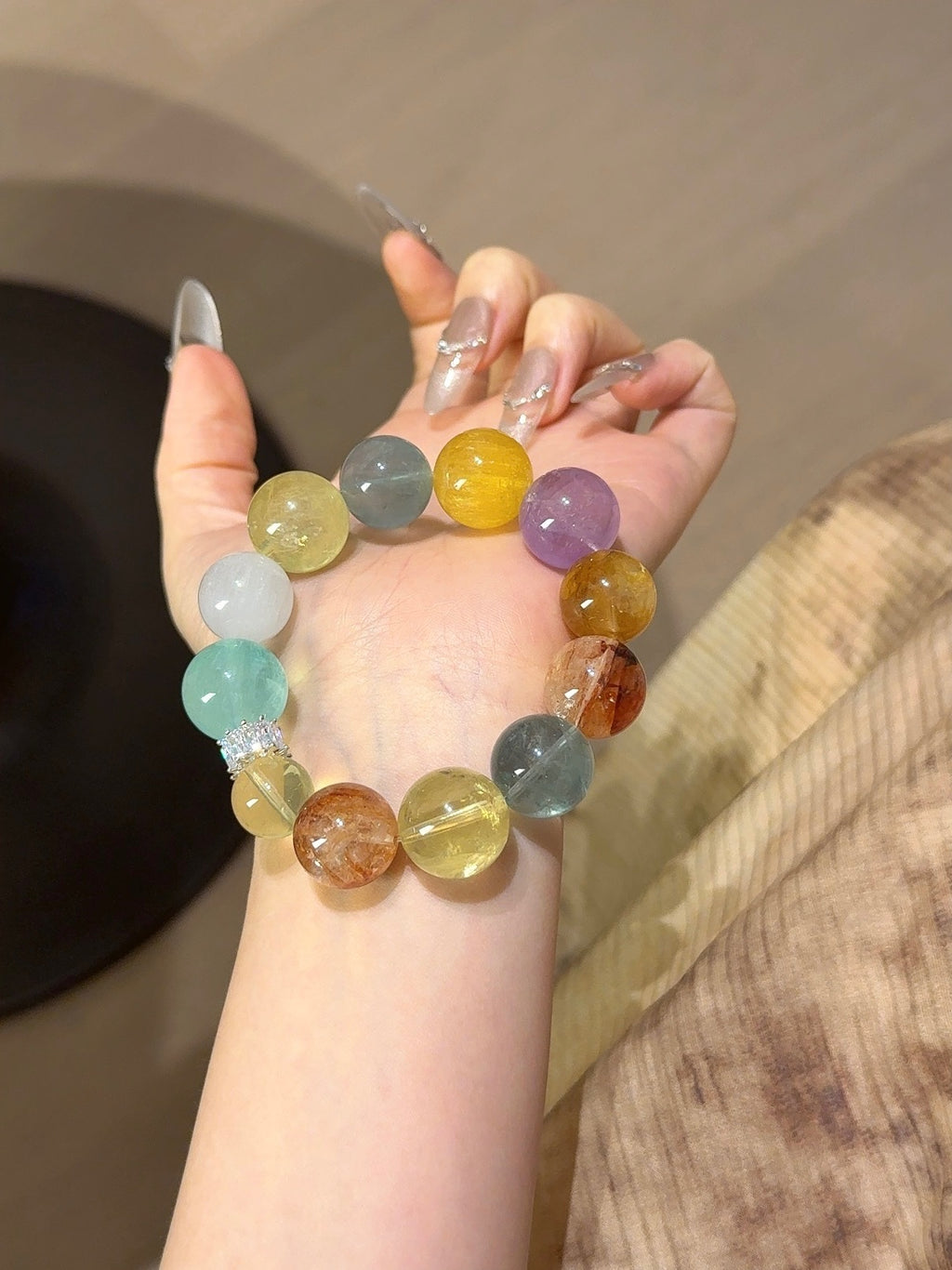 Natural Natural Crystal Crystal Bracelet —  | Handmade Crystal Jewelry