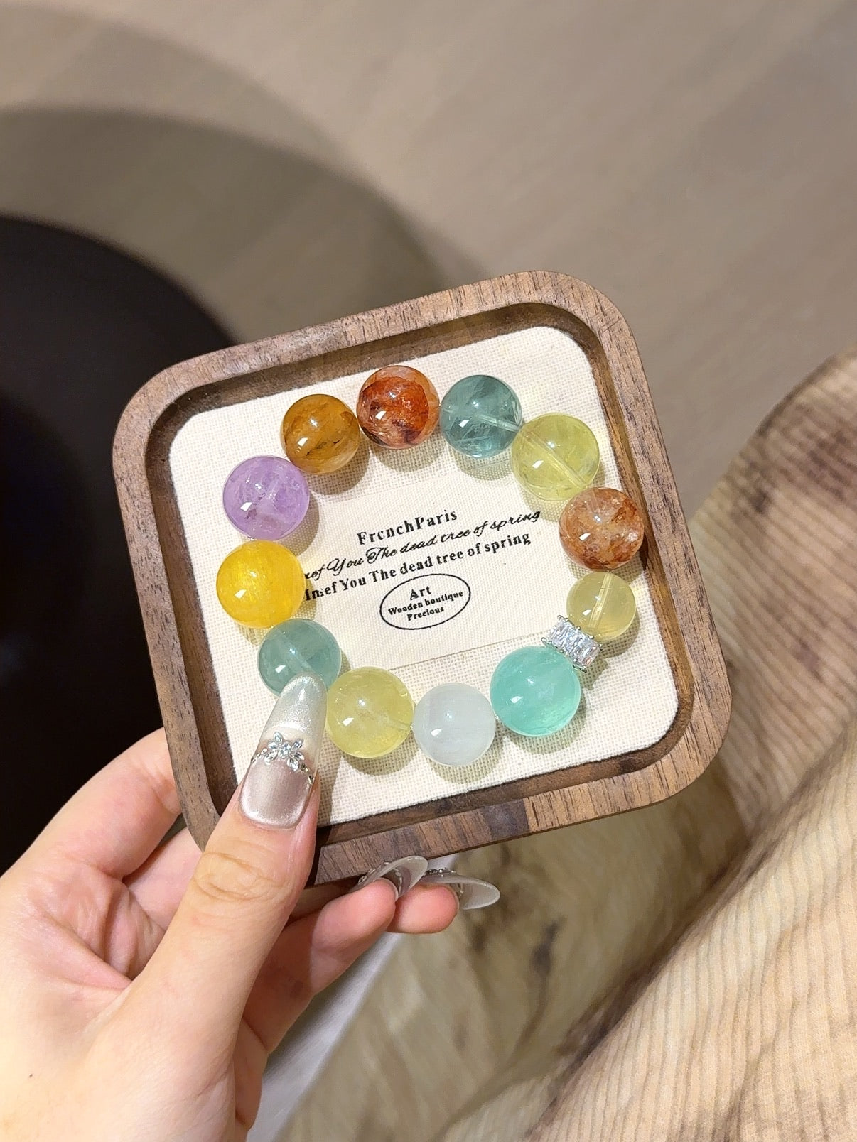 Natural Natural Crystal Crystal Bracelet —  | Handmade Crystal Jewelry