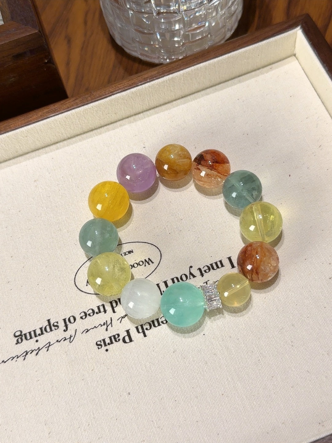 Natural Natural Crystal Crystal Bracelet —  | Handmade Crystal Jewelry