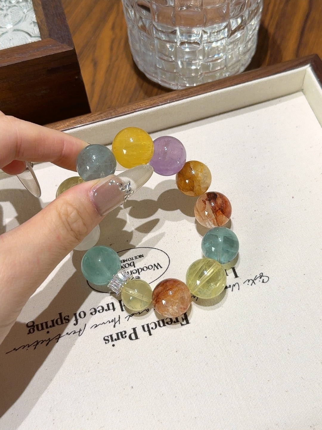 Natural Natural Crystal Crystal Bracelet —  | Handmade Crystal Jewelry