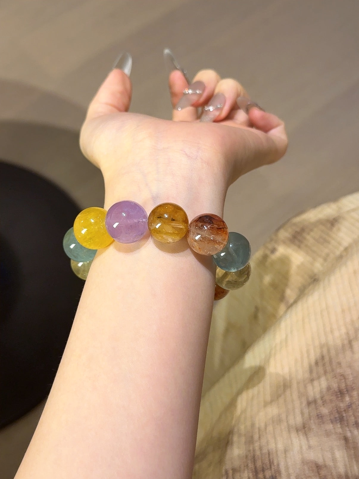 Natural Natural Crystal Crystal Bracelet —  | Handmade Crystal Jewelry