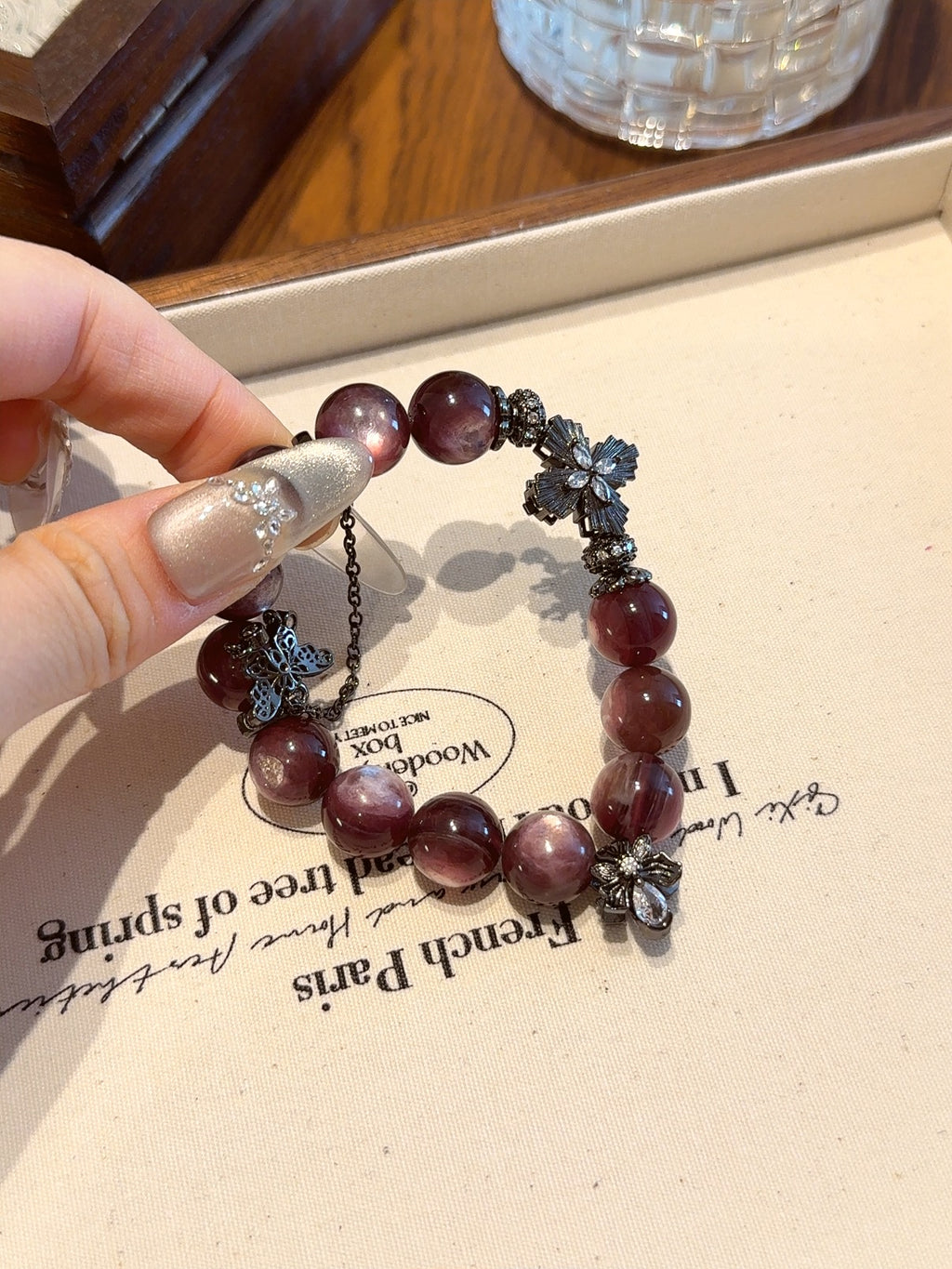 Natural Natural Crystal Crystal Bracelet —  | Handmade Crystal Jewelry