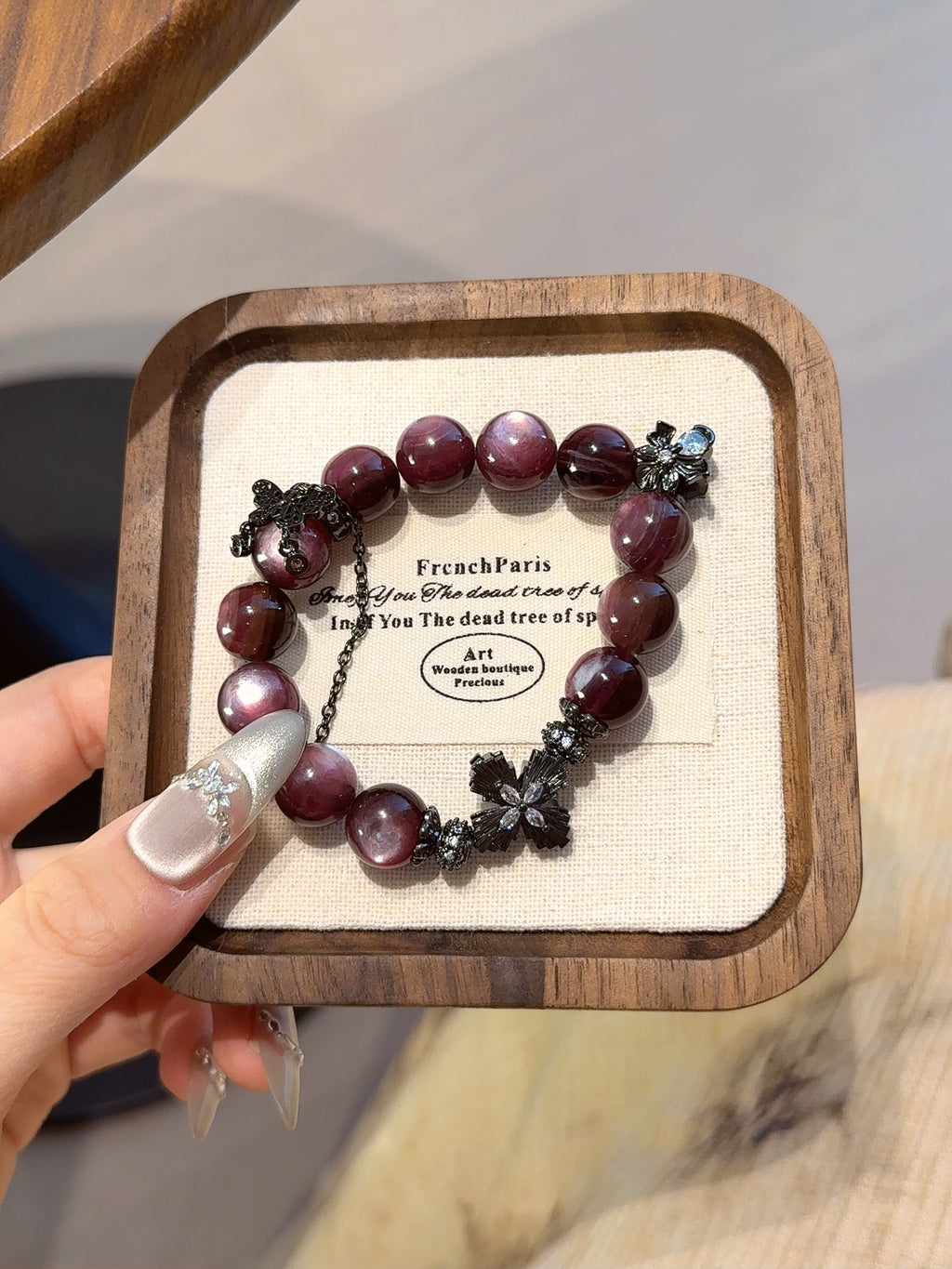 Natural Natural Crystal Crystal Bracelet —  | Handmade Crystal Jewelry