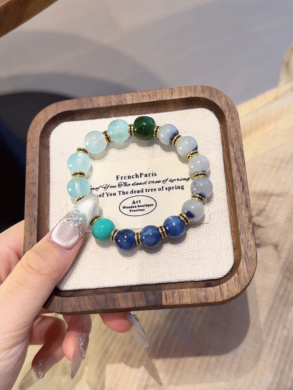 Natural Natural Crystal Crystal Bracelet —  | Handmade Crystal Jewelry