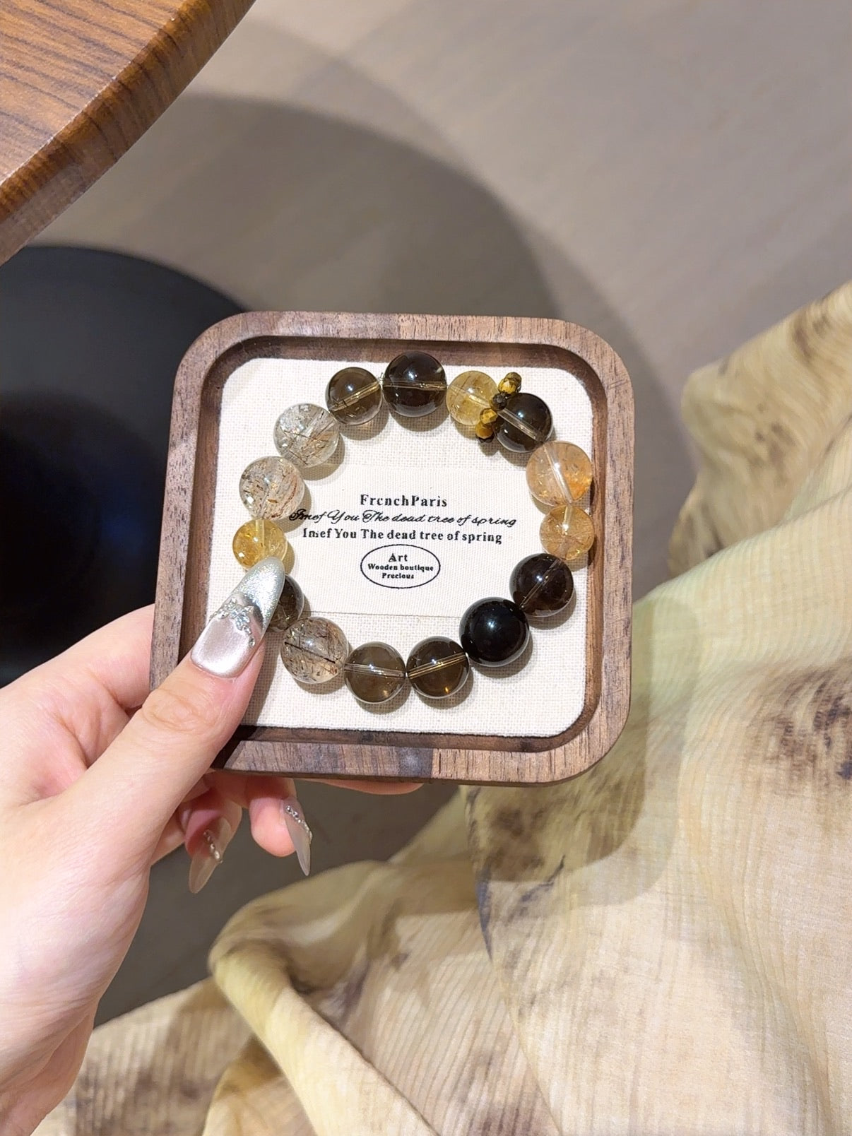 Natural Natural Crystal Crystal Bracelet —  | Handmade Crystal Jewelry