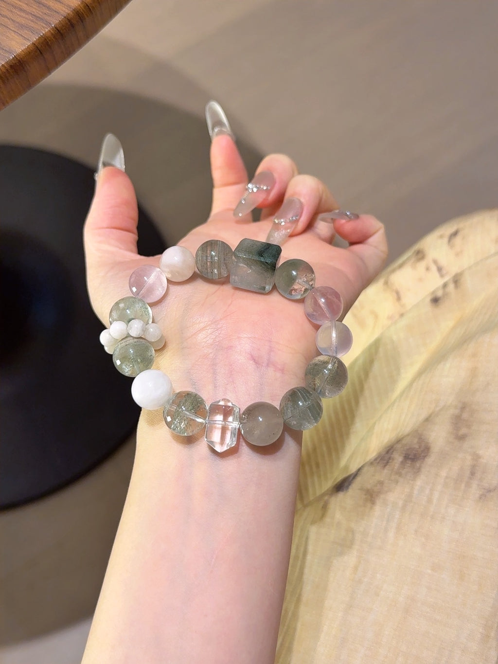 Natural Natural Crystal Crystal Bracelet —  | Handmade Crystal Jewelry