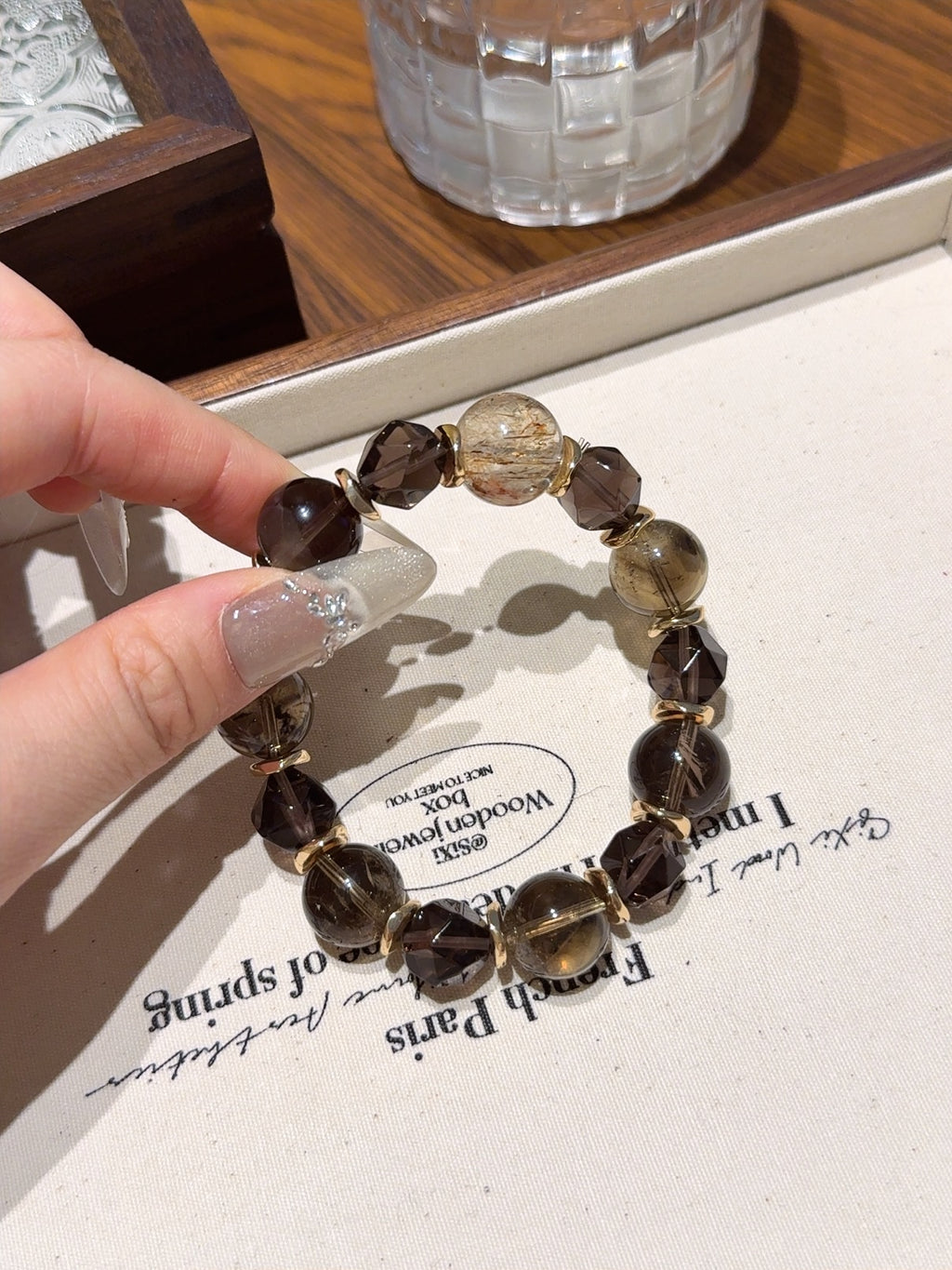 Natural Natural Crystal Crystal Bracelet —  | Handmade Crystal Jewelry