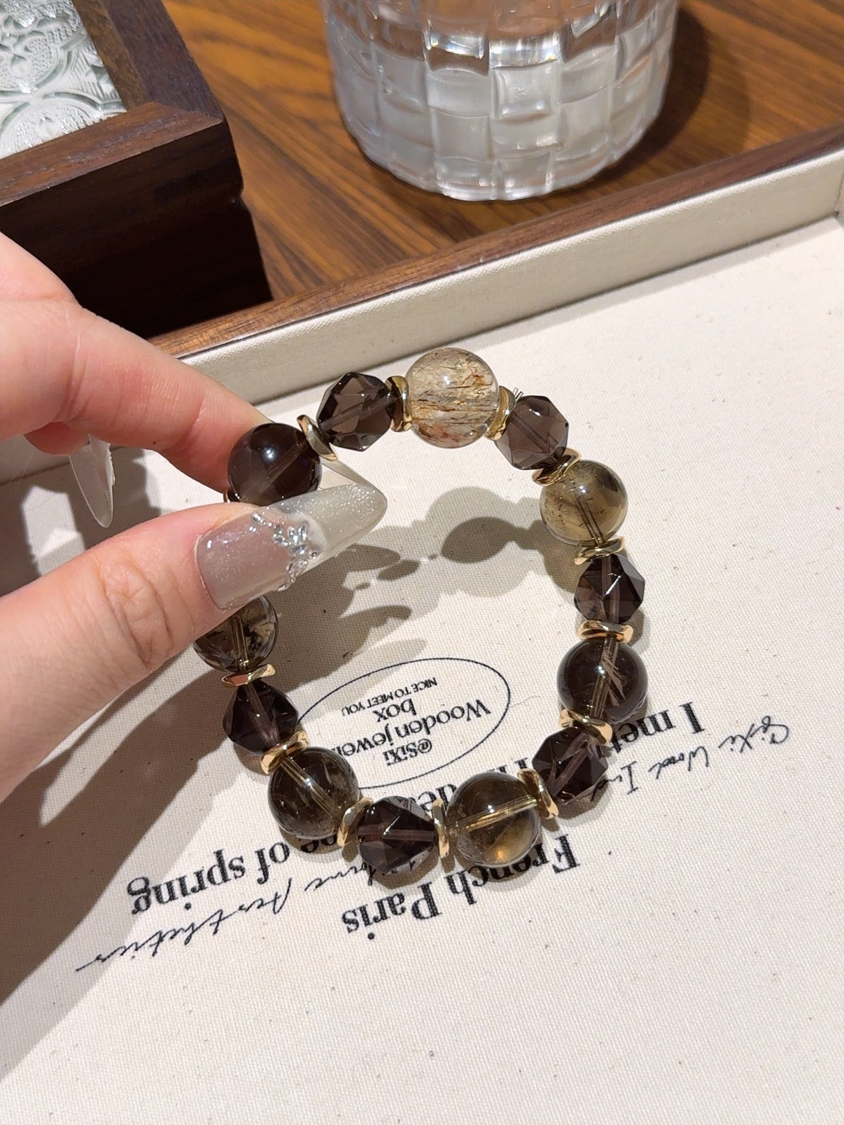 Natural Natural Crystal Crystal Bracelet —  | Handmade Crystal Jewelry