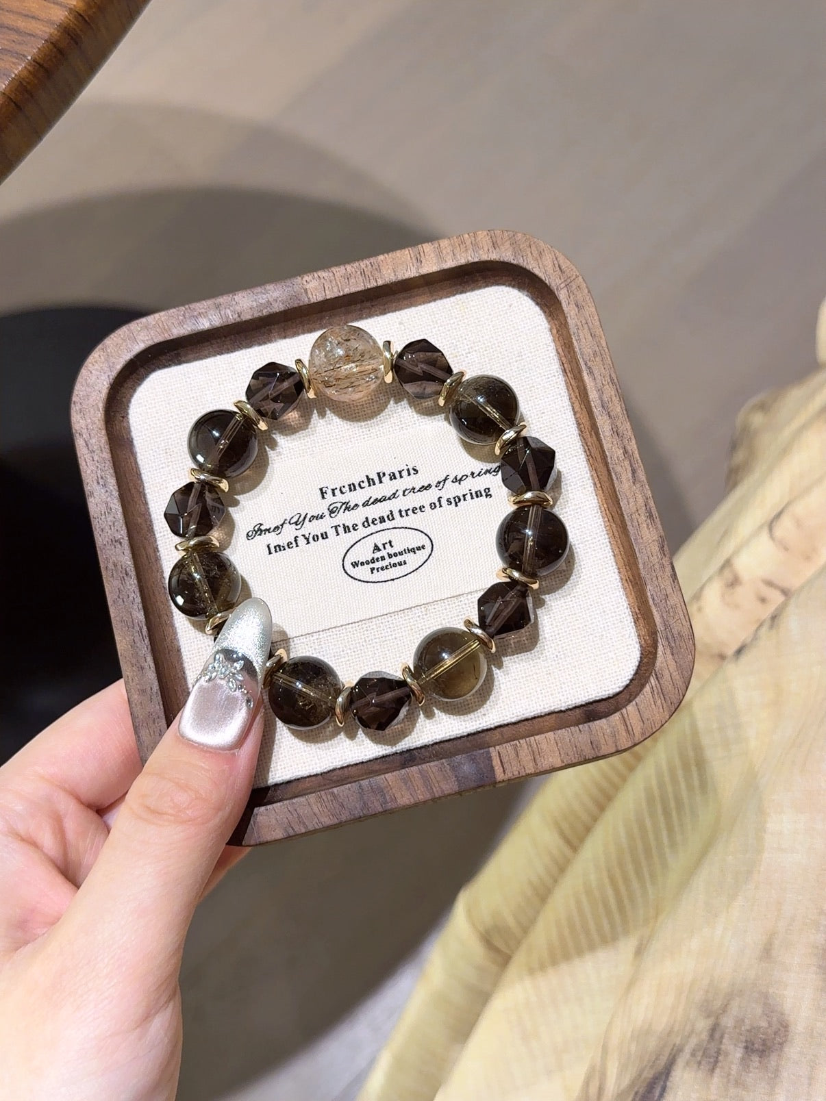 Natural Natural Crystal Crystal Bracelet —  | Handmade Crystal Jewelry