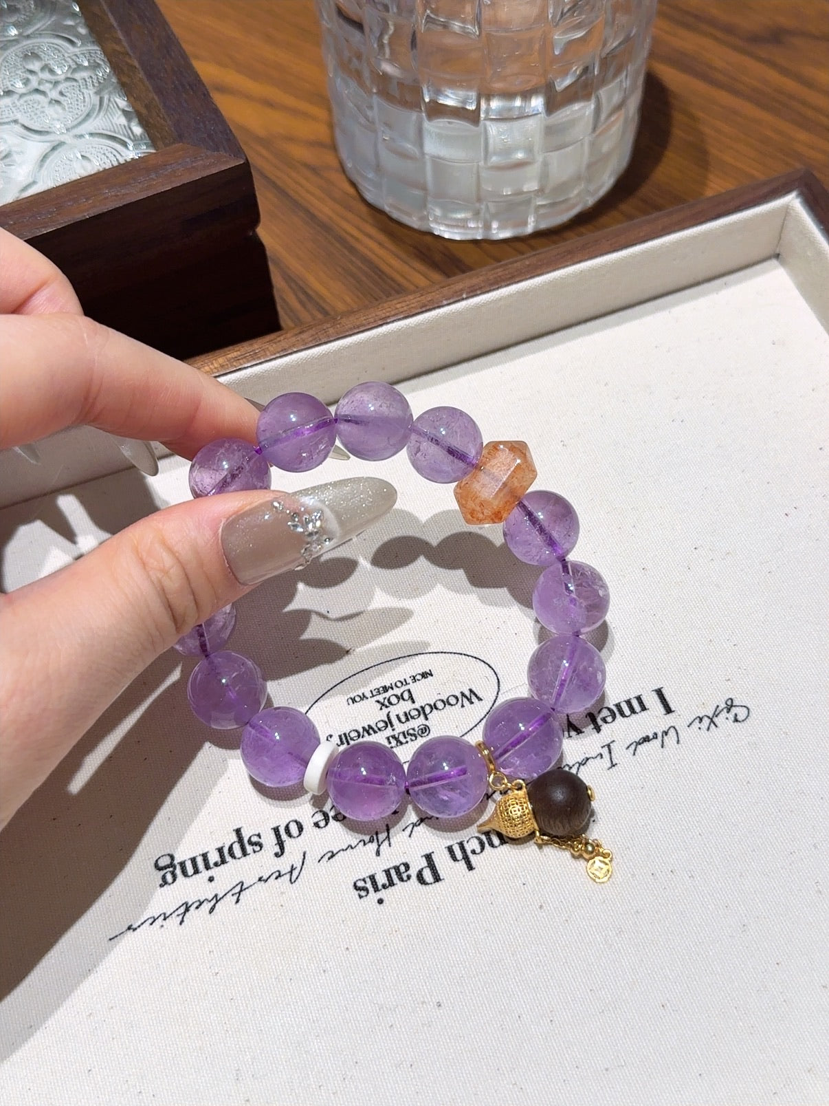 Natural Natural Crystal Crystal Bracelet —  | Handmade Crystal Jewelry