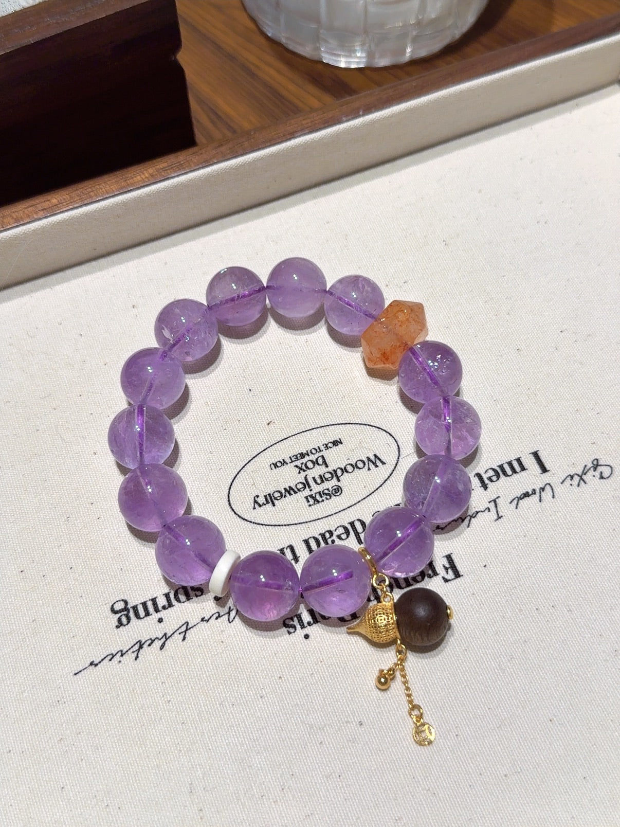 Natural Natural Crystal Crystal Bracelet —  | Handmade Crystal Jewelry